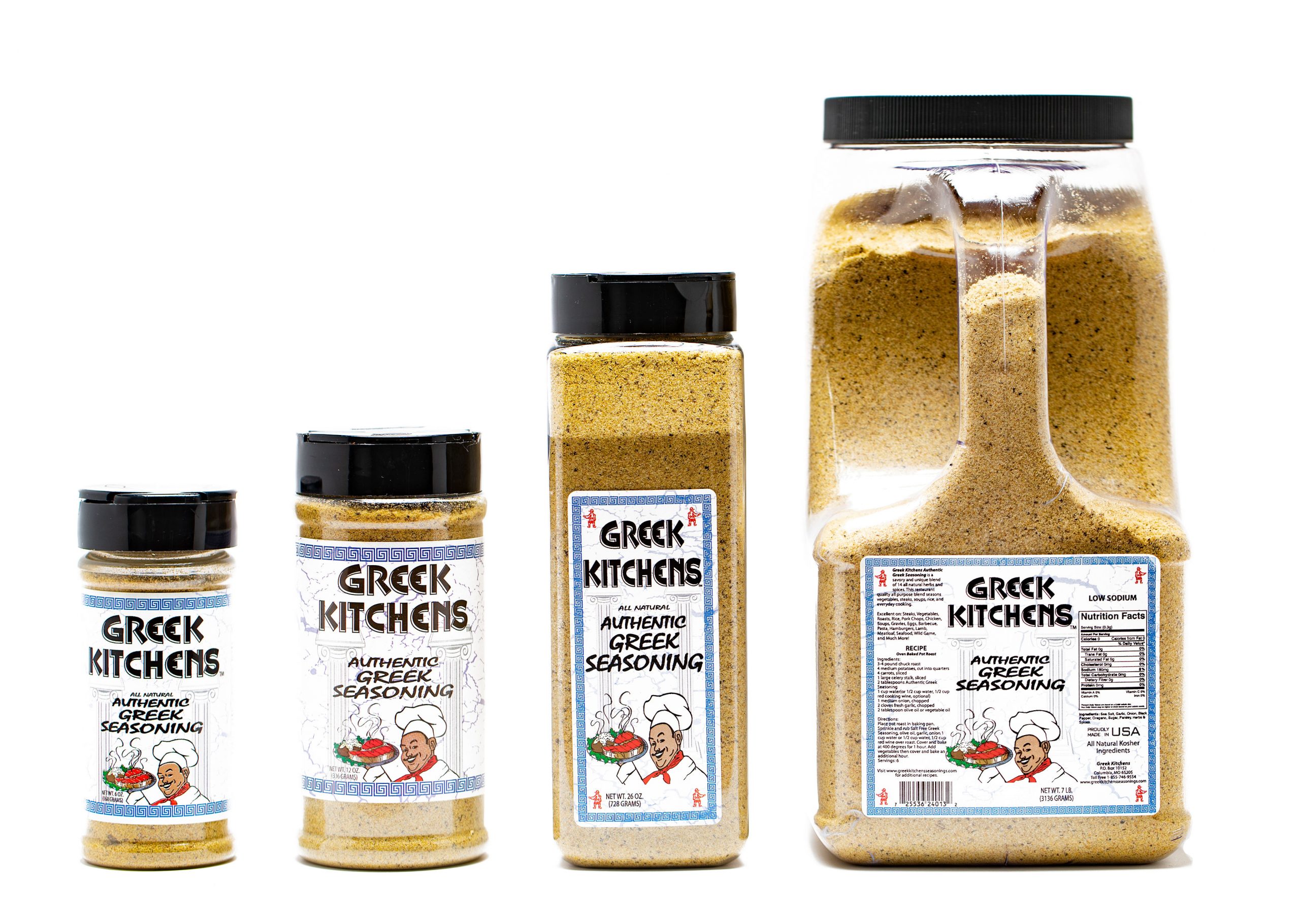 Greek Kitchens 4 Sizes Greek Kitchens 4 Sizes